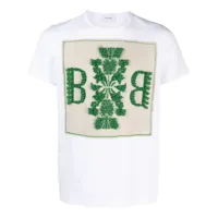 barrie t-shirt oversize à patch logo - blanc