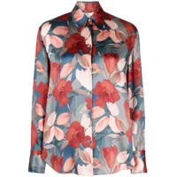 vince chemise noveau magnolia à fleurs - multicolore