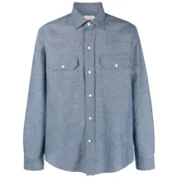 fursac chemise persian en jean - bleu