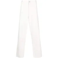 emporio armani pantalon droit sustainable collection - blanc