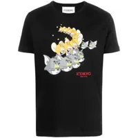 iceberg x looney tunes t-shirt à imprimé graphique - noir