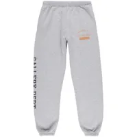 gallery dept. pantalon de jogging en coton à logo imprimé - gris