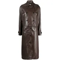 rosetta getty manteau à empiècements détachables - marron