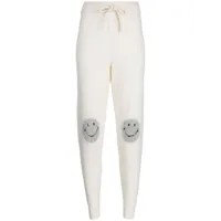 joshua sanders pantalon à détails métallisés - blanc