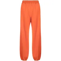 jil sander pantalon de jogging à coupe droite - orange