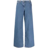 magda butrym jean ample à patch logo - bleu