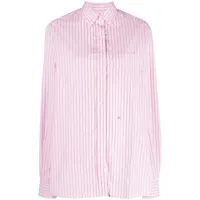 saks potts chemise william à rayures - rose