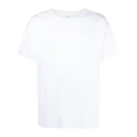 bally t-shirt en coton biologique à col rond - blanc