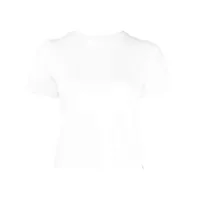 extreme cashmere t-shirt tina à manches courtes - blanc