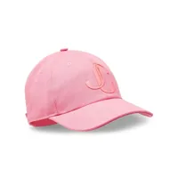 jimmy choo casquette paxy à logo appliqué - rose