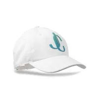 jimmy choo casquette paxy à logo appliqué - blanc