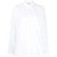 low classic chemise à col pointu - blanc