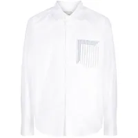 feng chen wang t-shirt en coton à logo imprimé - blanc