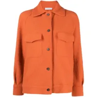 antonelli veste boutonnée en maille - orange