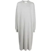 extreme cashmere robe en maille fine n° 289 may - gris