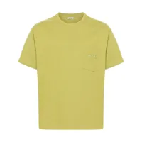bode t-shirt en coton à logo brodé - vert