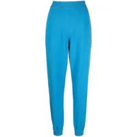 mrz pantalon de jogging à taille élastiquée - bleu