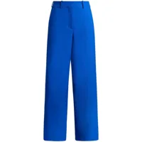 off-white pantalon de costume à coupe droite - bleu