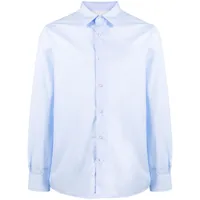 officine generale chemise en coton à coupe droite - bleu