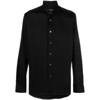 corneliani chemise en coton - noir