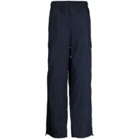 pop trading company pantalon de jogging à poches cargo - bleu