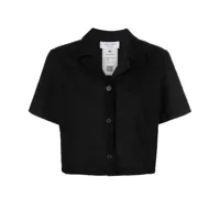 marine serre chemise regenerated household linen - noir