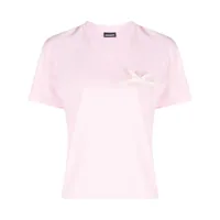 jacquemus t-shirt nœud en coton - rose