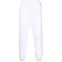 haider ackermann pantalon de jogging à taille élastiquée - blanc