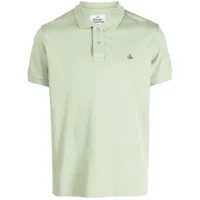 vivienne westwood chemise à motif orb brodé - vert