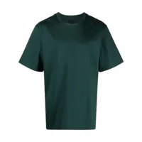 juun.j t-shirt en coton à logo brodé - vert