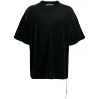 mastermind world t-shirt en velours à logo brodé - noir