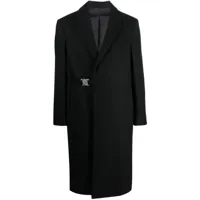 1017 alyx 9sm manteau en laine mélangée à détail de boucle - noir