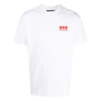 nahmias t-shirt en coton à logo imprimé - blanc
