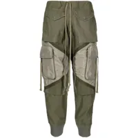 greg lauren pantalon army jacket - vert
