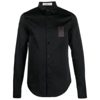 ludovic de saint sernin chemise à patch logo - noir