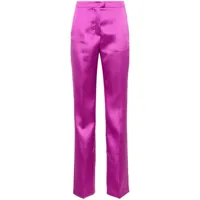the andamane pantalon de tailleur gladys à coupe droite - rose