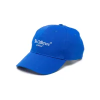 off-white casquette drill no offence - bleu
