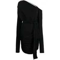 gauge81 robe courte asimi à design asymétrique - noir