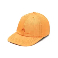 marine serre casquette à logo - orange