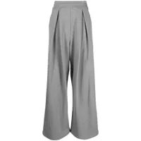 giuseppe di morabito pantalon ample à plis creux - gris