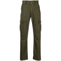 alpha industries pantalon droit en coton à poches cargo - vert