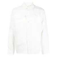 isabel benenato chemise à poche à rabat - blanc