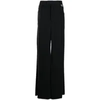 vetements pantalon en coton à coupe ample - noir