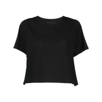 y-3 t-shirt à logo imprimé - noir
