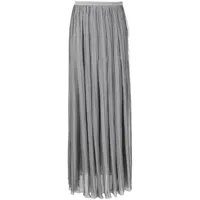 malo jupe plissée à design asymétrique - gris