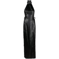 ludovic de saint sernin robe sans manches à col montant - noir