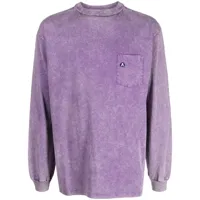 aries t-shirt acid 90s en coton - violet