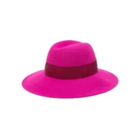 borsalino chapeau feutré claudette à effet brossé - violet