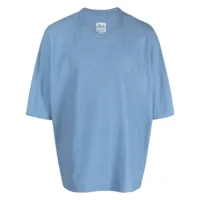 homme plissé issey miyake t-shirt release-t1 en coton - bleu