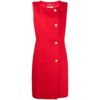 céline pre-owned robe à design sans manches (années 1990-2000) - rouge